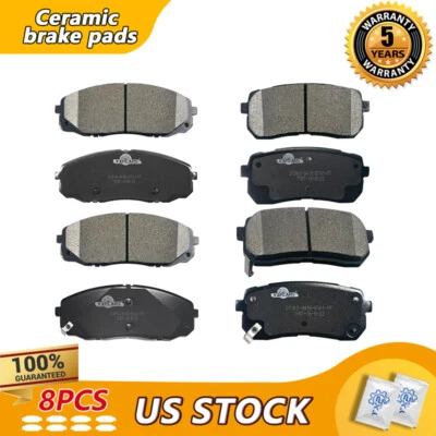 Pastillas de freno delanteras y traseras de cerámica para Kia Sedona 2015-2019 Foto 1 de 4