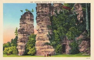 Natural Chimneys Mt. Solon, VA Vintage Linen PC - Picture 1 of 2