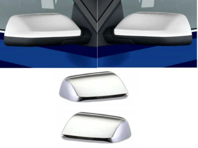FOR 2009-2016 FORD FLEX CHROME TOPHALF CHROME MIRROR COVER COVERS - Image 1 of 2