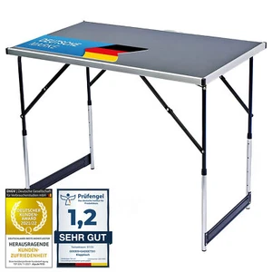 Alu Campingtisch Mehrzwecktisch Partytisch Klapptisch Tisch 100x60cm (1Stück) - Afbeelding 1 van 6