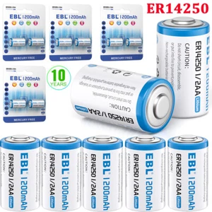 Lot Lithium 1200mAh 3.6V ER14250 TL-2150 1/2AA Batteries EXP 2032 High Capacity - Picture 1 of 20