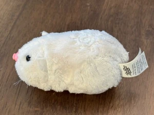 2008 Zhu Zhu Pets Interactive Hamster Chunk 8.1 White on White retired - Picture 1 of 3