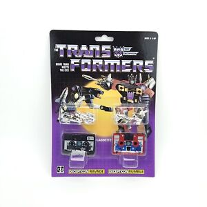 Transformers G1 Ravage & Rumble KO New MOSC US Seller Fast Shipping