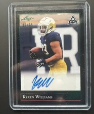 2021 Leaf Memories 1992 Auto Green Spectrum /35 BG-KW1 Kyren Williams