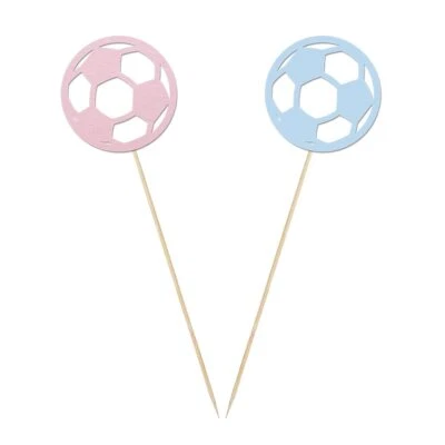 Soccer Gender Reveal Centerpiece Sticks 12-Pack Double-Sided Table Topper Bab... - Image 1 of 2