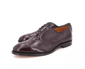 NUEVO CON CAJA | $425 ALLEN EDMONDS 12 E BURGUNDY OXFORD BALMORAL PARK AVENUE - Imagen 1 de 15