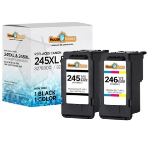 PG245XL CL246XL Ink for Canon PIXMA TS202 TS302 TS3120 TS3122 - Picture 1 of 8