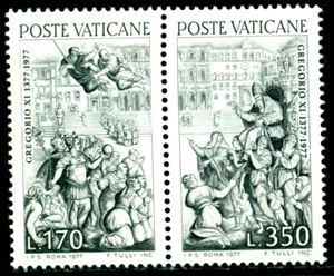 1977 Pope Gregory XI returning from Avignon/by Giorgio Vasari,Vatican,701,MNH - Picture 1 of 1