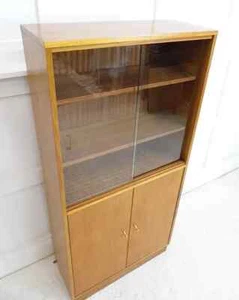 Vintage Retro Teak Morris Of Glasgow Office Bookcase drinks cabinet 1970s - Picture 1 of 10