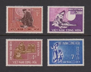 1966 South Vietnam Stamps Oriental Two-string Violin Scott # 287-290 MNH - Picture 1 of 1