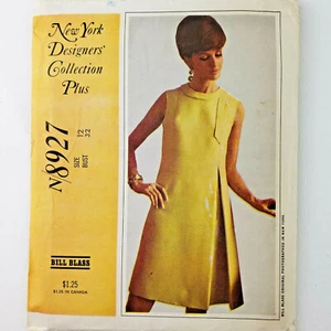 McCall's NY Designer's Collection Plus 8927 UNCUT Bill Blass Misses Kleid Gr. 12 - Bild 1 von 6