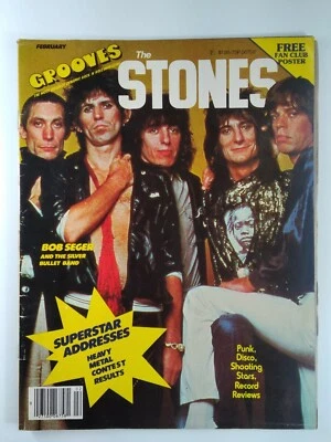 Rolling Stones Grooves 1978 Bob Seger New Wave Brooke Shields Ramones NO POSTER - Image 1 of 4
