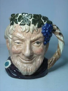 Jarra de personajes grande Royal Doulton Bacchus anterior a 1974 5 fotos D6499 - Imagen 1 de 6