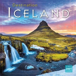 Calendario de pared 16 meses 2021 destino Islandia - Imagen 1 de 6