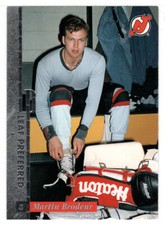 Martin Brodeur - New Jersey Devils (Hockey Card) 1996-97 Leaf Preferred # 81 MT
