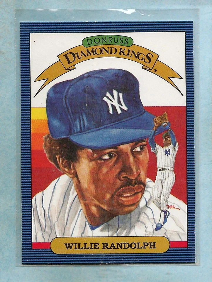 WILLIE RANDOLPH - 1986 Donruss "Diamond Kings" - #16 - Yankees - Comb. Shipping - Image 1 of 1