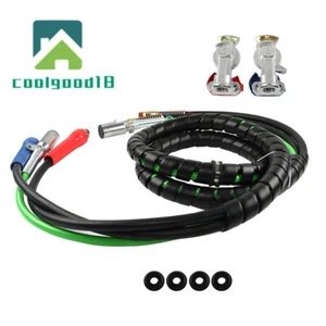 For Semi&Truck&Tractor&Trailer 12FT 3-in-1 Wrap Set Air Line Hose Assemblies - Imagen 1 de 9