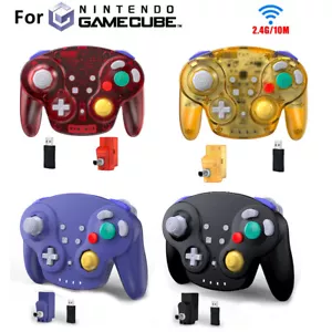 Wireless 2.4 G For Nintendo GameCube NSO Switch PC Mac Windows USB Controller - Picture 1 of 87