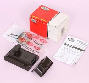 Cuerpo de bloqueo (sin cilindro) marrón 100 NOCYL genuino NOS Lockwood 100 NightLatch - Imagen 1 de 3