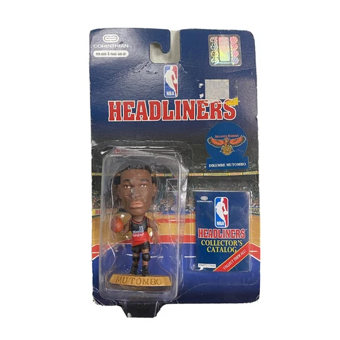 NEW VTG Headliners Atlanta Hawks Dikembe Mutombo Figure 1996 Corinthian Cover