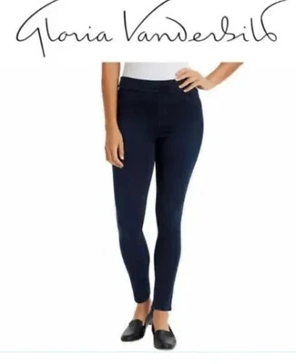 Pantalones de mujer GLORIA VANDERBILT Beverly lavado oscuro talla 8 Foto 1 de 3