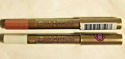 Lote de 2 novos e selados Milani Cool Attitude gel sombra para os olhos / frio e genuíno - Imagem 1 de 4
