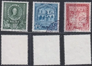 Polonia 1946 - Francobolli usati. Michel n.: 445/447.................. (EB) MV-17302 - Foto 1 di 1