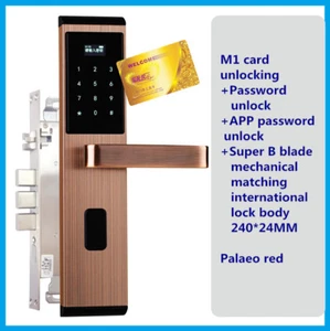 Apartment password lock, M1 card lock anti-theft door password lock - Picture 1 of 7