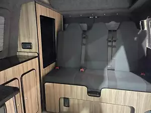 AG 3 seat T5 T6 M1 tested Rock n Roll bed in VW Simora Cloth *SALE* - Picture 1 of 13