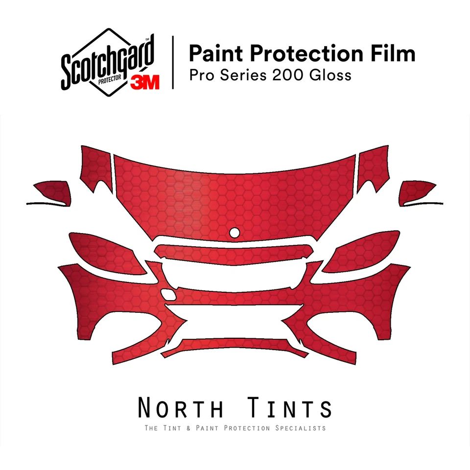 Mercedes Benz Clase C Cupé 2017-2018 Serie 3M PRO Sujetador Transparente Protección PPF Kit Foto 1 de 4