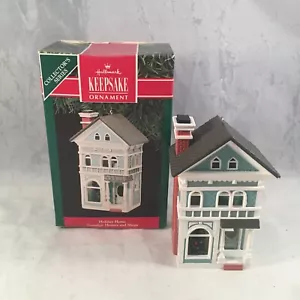 Hallmark Keepsake Ornament Holiday Home 1990 Christmas Tree Ornament - Picture 1 of 4