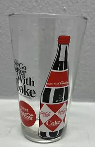 Bicchiere Bicchiere Coca-Cola Company "Le cose vanno meglio con Coca-Cola" - Foto 1 di 9