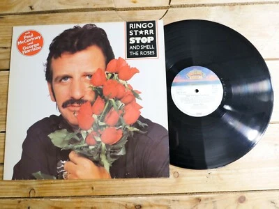 RINGO STARR STOP AND SMELL THE ROSES LP 33T VINYLE EX COVER EX ORIGINAL 1981 - Photo 1/4
