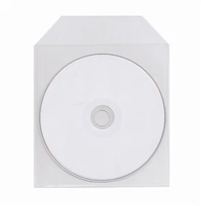 50 CPP Clear Thick Plastic Sleeve Bag Envelope with Flap For CD DVD Disc Media - Picture 1 of 1