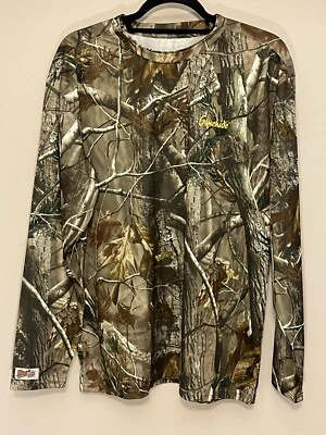 Gamehide Elimiteck Shirt L Real Tree Camo Long Sleeve Insect Shield Hunting (A) - Image 1 of 4
