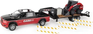 ERTL Big Farm 1/16 Case IH Ram Pickup Truck with Case SV340 Skid Loader Set 4763 - Picture 1 of 1