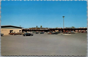 Postcard Lanigan Saskatchewan Carleton Trail Shopping Centre Old Cars - Picture 1 of 2