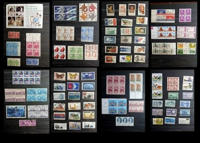 United States Stamp Collection Of Numbered Blocks Blocks Strips Pairs & Stamps - Image 1 of 4