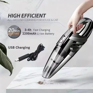 🚗 Portable Wireless Handheld Vacuum Cleaner – Powerful Suction & Rechargeable - Picture 1 of 10