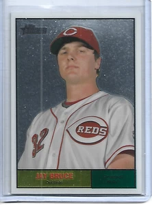 Jay Bruce 2010 Topps Heritage Chrome #C105-Cincinnati Reds (742/1961) - Picture 1 of 2
