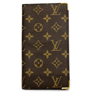 Vintage Louis Vuitton Folded Long Wallet Monogram Brown Leather MWa0931 - Picture 1 of 9