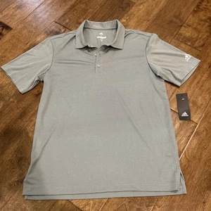 NEU Adidas Golf Poloshirt Herren grau Small UVP $ 60 - Bild 1 von 5