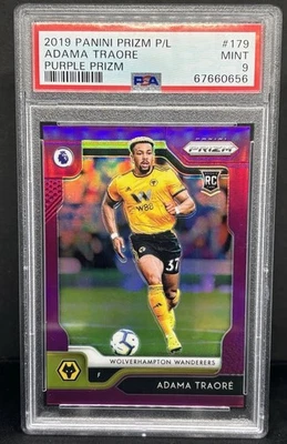 2019-20 Panini Prizm Premier League Soccer #179 Adam Traore RC Rookie PSA 10 - Image 1 of 2
