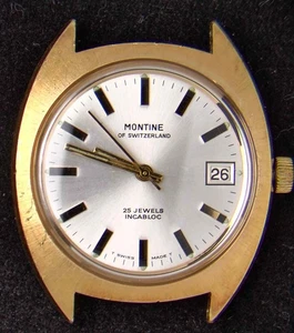 Montine of Switzerland Men's Automatic AS 1913 Vintage Watch -- Running - Picture 1 of 4