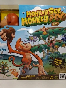 Neu! Monkey See Monkey Poo Kinderspiel Spin Master Games Bannana Duft Poo - Bild 1 von 6