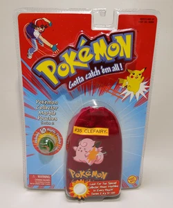 2000 Vintage Sealed Pokemon Collector Marbles Pouches Series 2 #35 Clefairy New - Picture 1 of 3