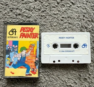 Pesky Painter - Supersoft - Commodore 64 testowany w bardzo dobrym stanie - Zdjęcie 1 z 4