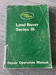 Land Rover Series 3 Original Repair Operation Manual - Picture 1 of 1