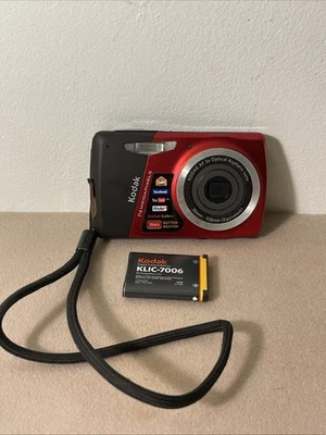 Kodak EasyShare M530 12.0MP Digital Camera With Battery  - Red Untested - Image 1 of 4