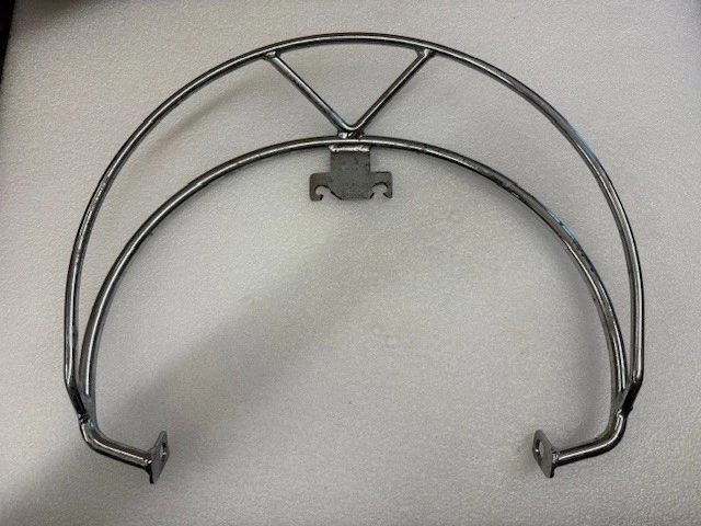 Kit de riel de agarre de asiento lado derecho Harley Davidson 52687-97 Softail 97-05 cromo OEM Foto 1 de 4